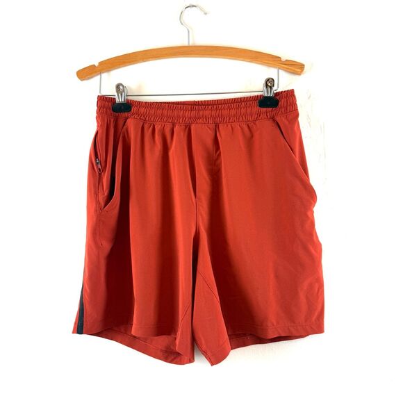 Lululemon Pace Breaker Shorts 6” Size Medium Rust Orange Gym Workout Running - Picture 1 of 6